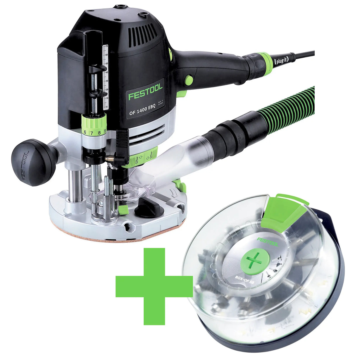 Fresatrice Festool OF 1400 EBQ-Plus + Box-OF-S