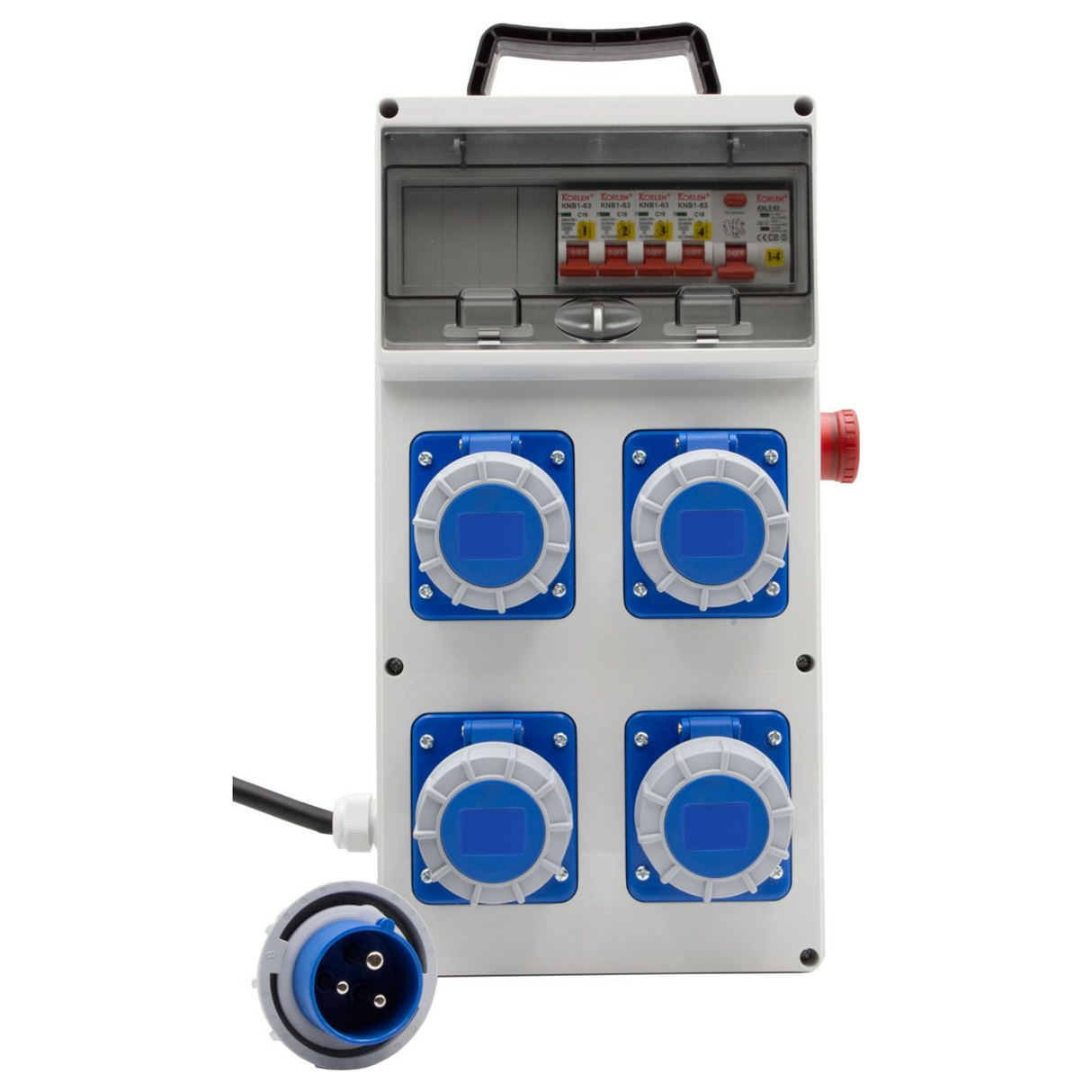 1154857220 - Brennenstuhl BSV 4 ITRE2 EMO 3500W Power Distributor
