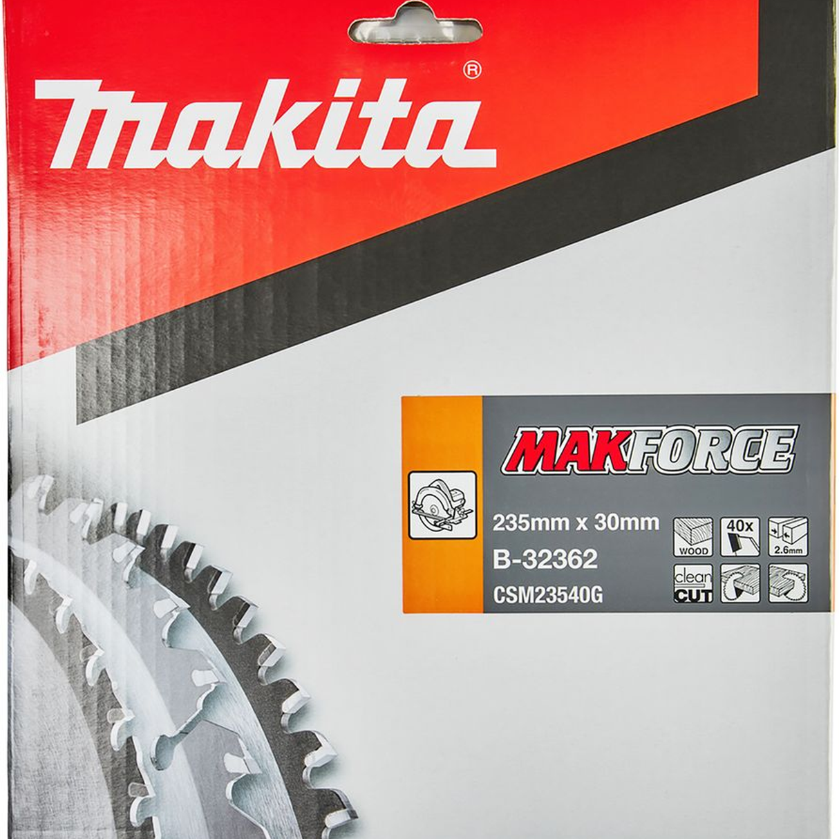 Lama Circolare Makita Makforce B-32362 235mm 40T