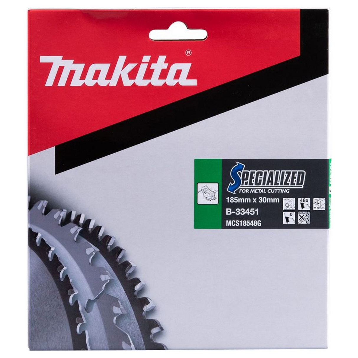 Lama Specialized TCT Makita B-33451 185x30mm 48T