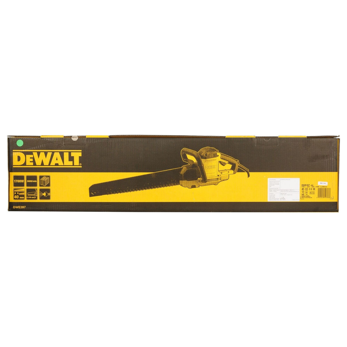 DWE397-QS - Reciprocating Saw Dewalt DWE397-QS ALLIGATOR 430mm 1700W - Image 12