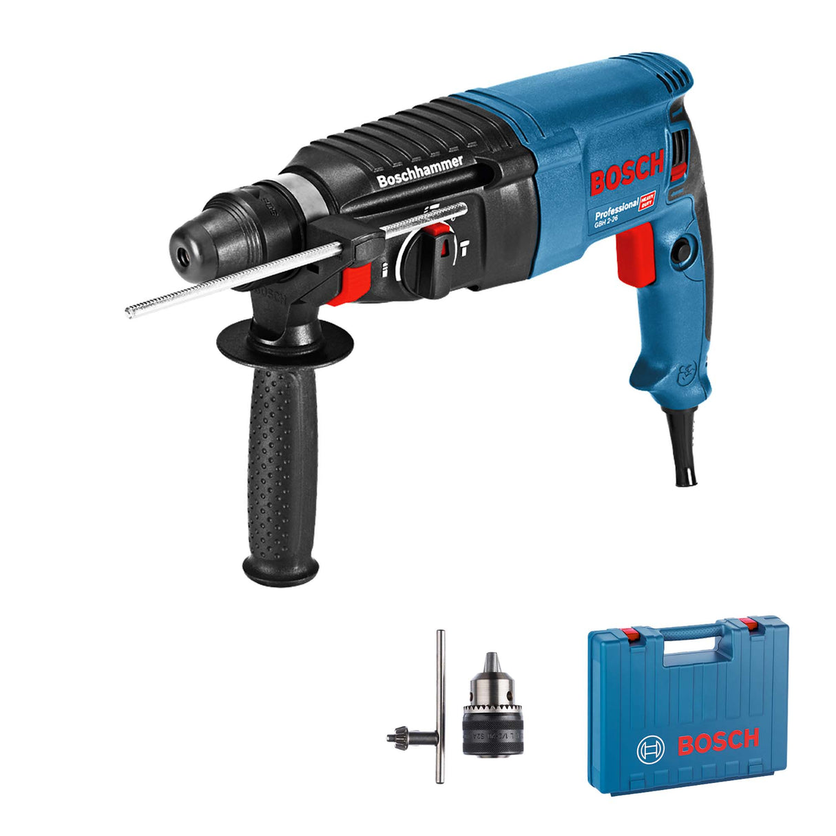 Tassellatore Bosch GBH 2-26 830W Doppio Mandrino