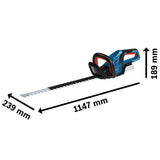 Tagliasiepi Bosch GHE 18V-60