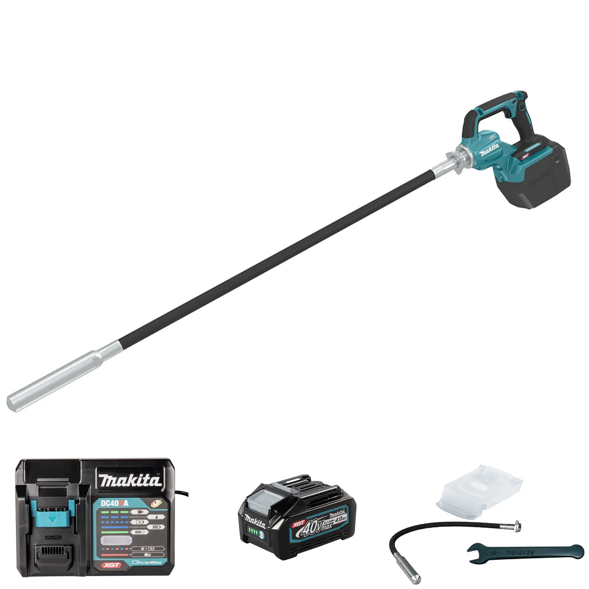 Vibratore per calcestruzzo Makita VR004GM101 40V 4Ah