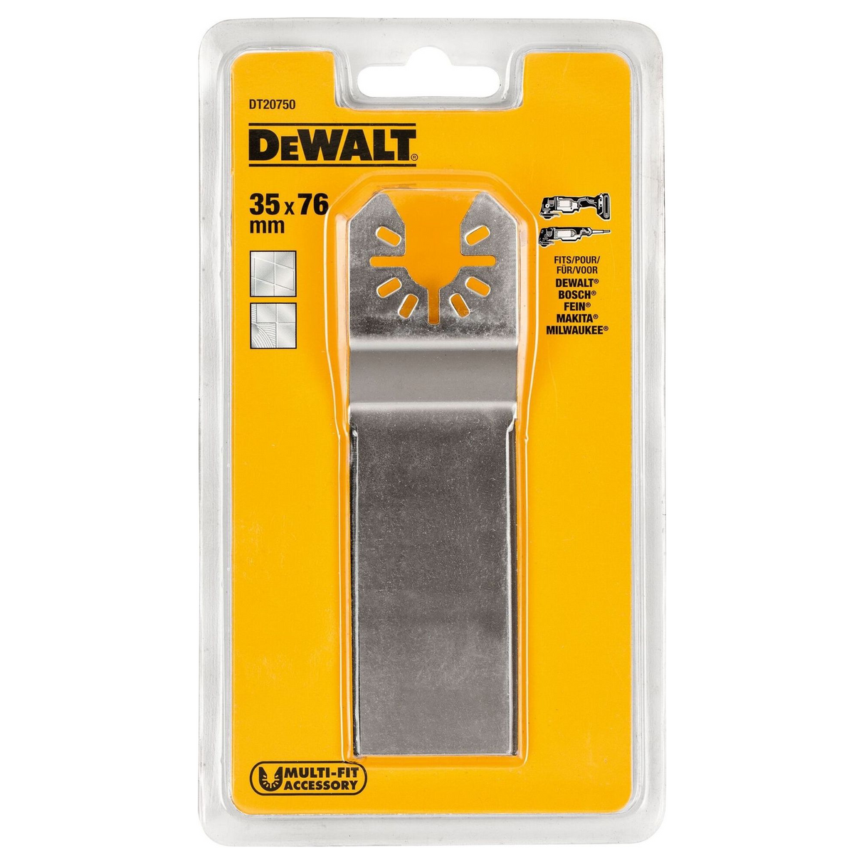 Lama Raschiante Rettangolare Dewalt DT20750-QZ