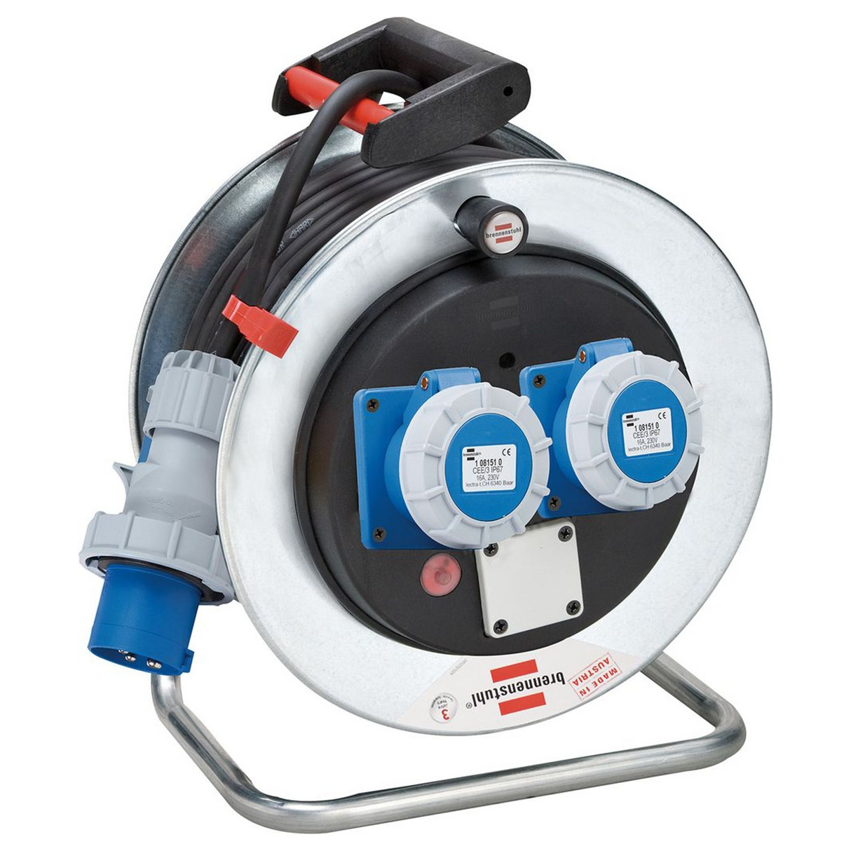 1192796 - Avvolgicavo Brennenstuhl Garant CEE/3 SK 290 33m IP67