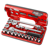 SL.DBOX1GRPPB - Set Chiavi a Bussola Facom SL.DBOX1GRPPB 1/2" OGV Grip 21 Pezzi - Immagine 4