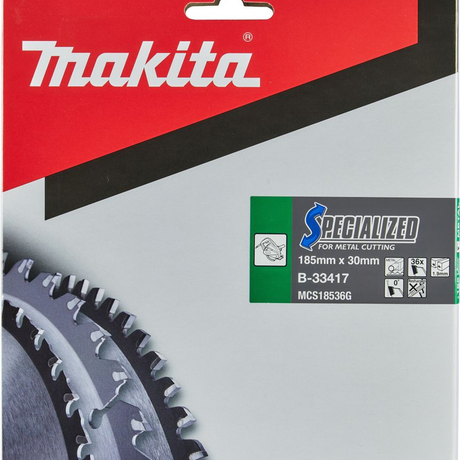 Lama per Sega Circolare Makita B-33417 Specialized T.C.T 185mm 36T