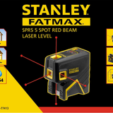 Livella Laser Stanley FatMax FMHT1-77413 5 Punti Raggio Rosso