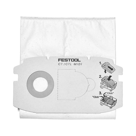 Sacchetto filtro Selfclean Festool SC FIS-CT MIDI/5